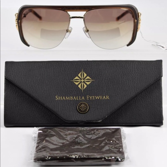 Shamballa Sunglasses Men’s Kingdom Brown Rose Gold - Picture 3 of 8